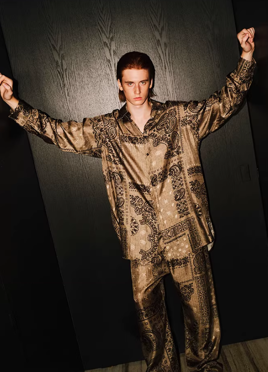 Woodgrain Paisley – Classic Button Shirt