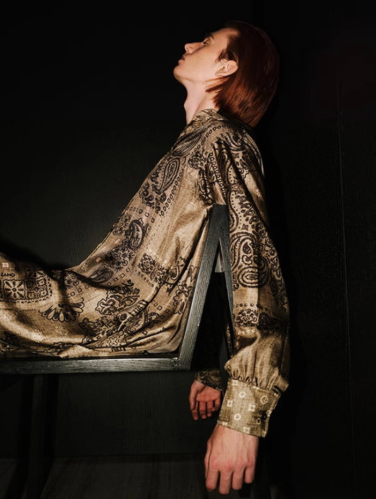 Woodgrain Paisley – Classic Button Shirt